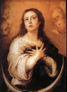 Bartolome Esteban Murillo Half month's pure conception of Our Lady France oil painting artist